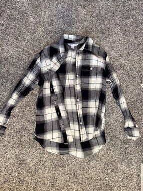 Plaid button down flannel